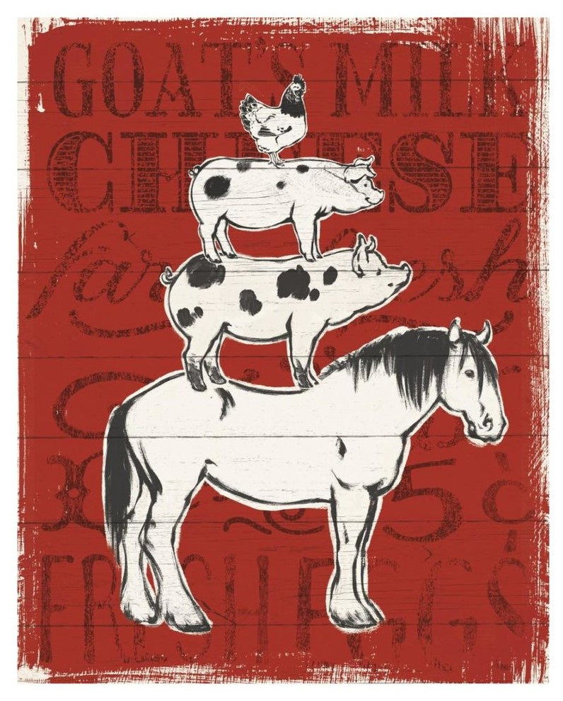 "Farmers Market V" Digital Paper Print by Janelle Penner, 18"x22"