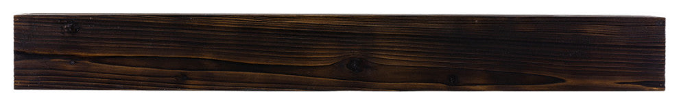 Weathered Beam Mantel, Burnt Almond, 48"