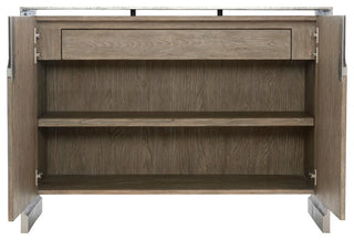 Front view with doors closed on a white background.