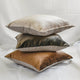 Emerald Green Velvet, 24"x24" Pillow Cover Top Zipper - Velvet Emerald Jules