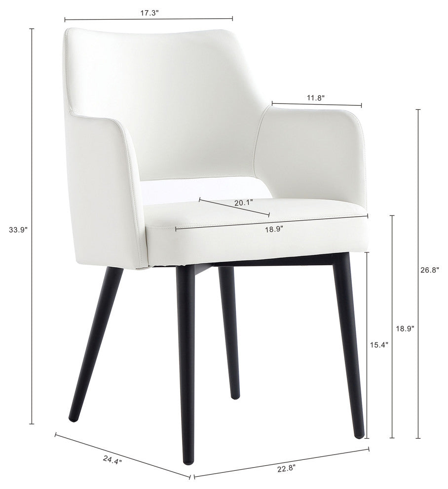 Manhattan Comfort Tremont Dining Arm Chair