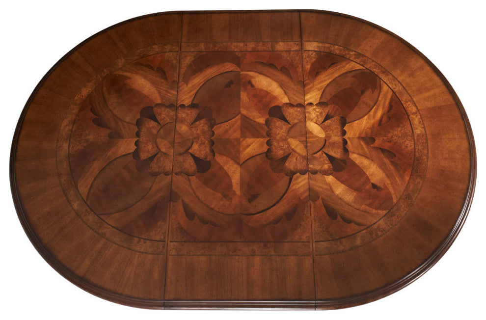 AICO Furniture Villa Valencia 5 Piece Round Dining Table Set