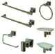 Kingston Brass Claremont Satin Nickel 7 Piece Bathroom Accessory Set BAHK8641SN