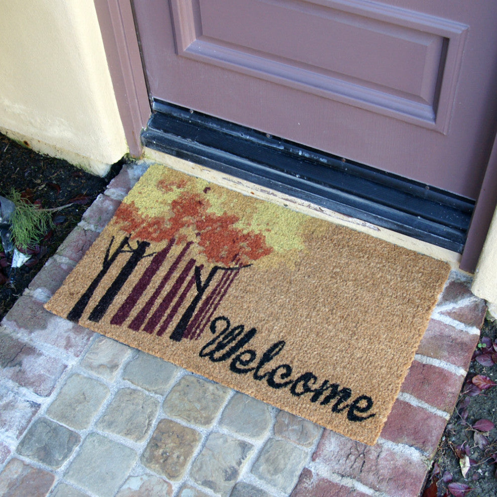 Rubber-Cal Fall Colors ï¿½ "A Welcome Fall Doormat" 15mm X 18" X 30"