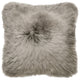 Classic Sheepskin 20"x20" Pillow, Mushroom