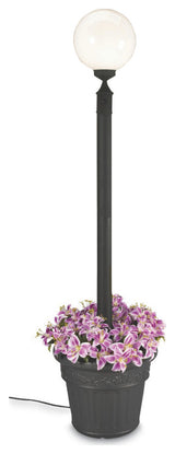 Ll-00380 European 00380 Single White Globe Planter Lamp