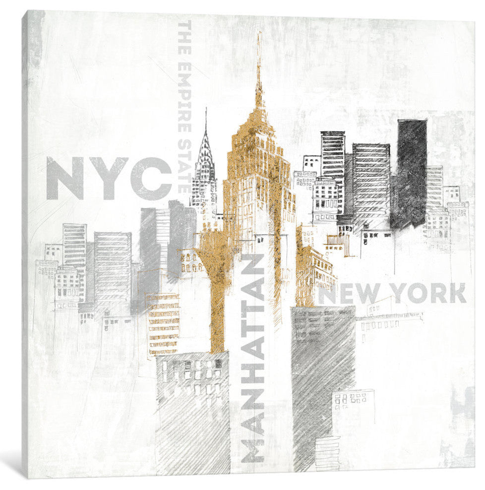 "Empire State Building" by All That Glitters, 37x37x1.5