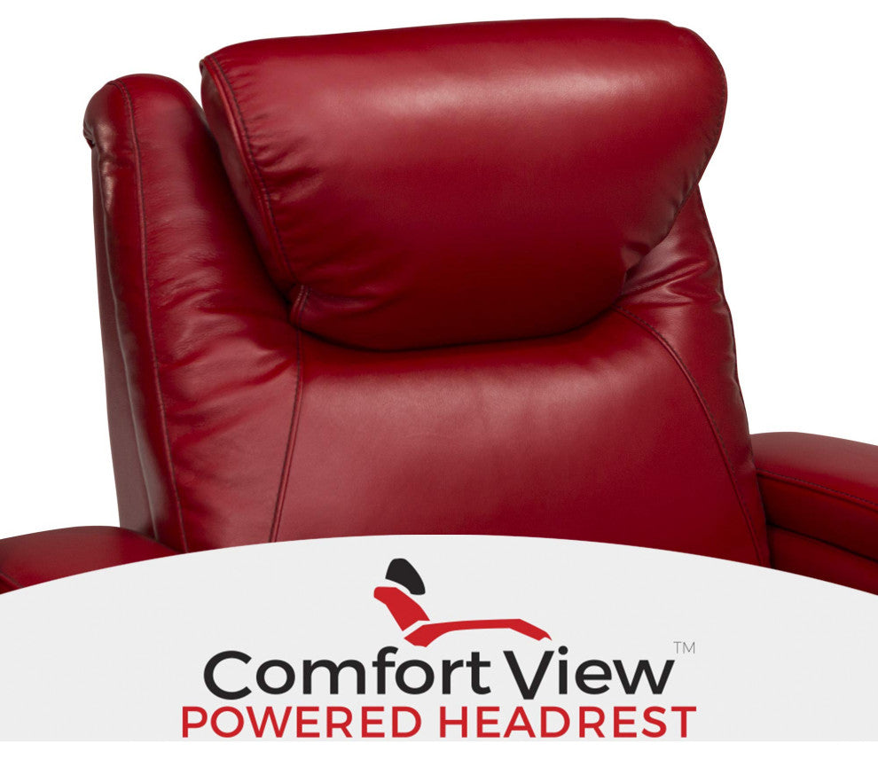 Seatcraft Equinox Home Theater Seating, Red, Row of 4