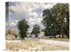 "The Road To Marly-Le-Roi" Stretched Canvas Giclee by Alfred Sisley, 16"x13"