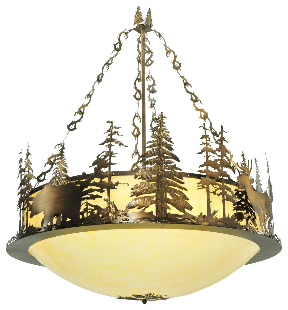 62W Wildlife Inverted Pendant