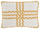 Mina Victory VJ111 Throw Pillow, Yellow, 14" x 20"