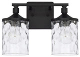 Capital Lighting 128821-451 Colton 2 Light 13"W Bathroom Vanity - Matte Black