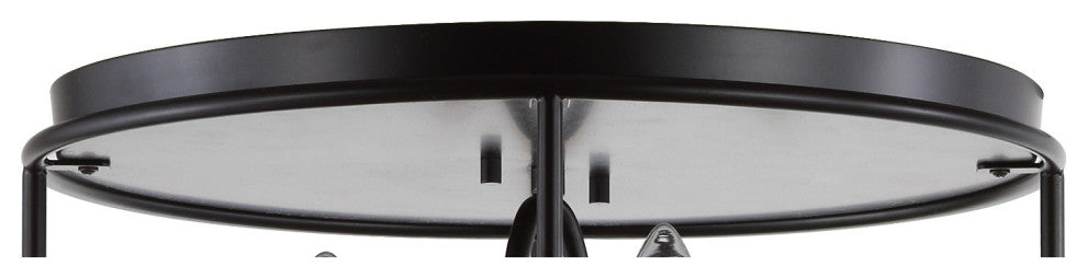 Alma 16" Metal LED Flush Mount, Oil Rubbed Bronze