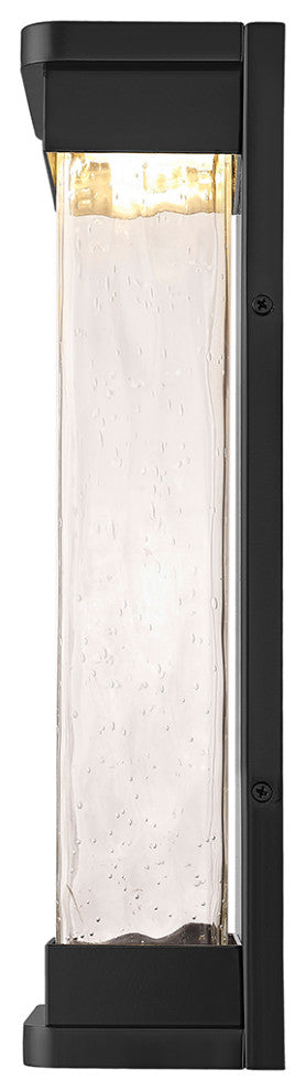 Ederle  1 Light 6.5" Powder Coat Black LED Outdoor Sconce
