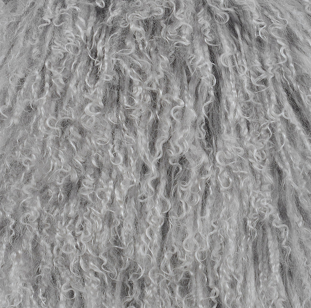 Tibetan Sheep Grey Pillow - Grey