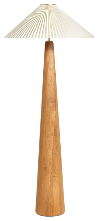 Nora Floor Lamp-Light Oak