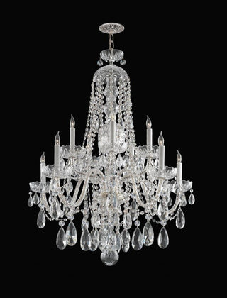 Crystorama Traditional Crystal 10-Light Chandelier