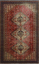 Vintage Distressed Golnessa Rust Rug