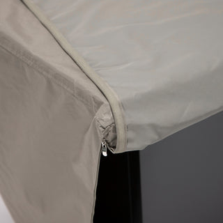 LeisureMod Chelsea 44" Waterproof Fabric Rectangle Fire Pit Table Cover