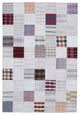 Rug N Carpet - Handmade Turkish 6' 7'' x 9' 10'' Vintage Patchwork Kilim Rug