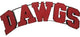 Georgia Bulldogs Dawgs Recycled Metal Wall Decor