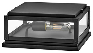 Hinkley Max Small Pier Mount Lantern, Black