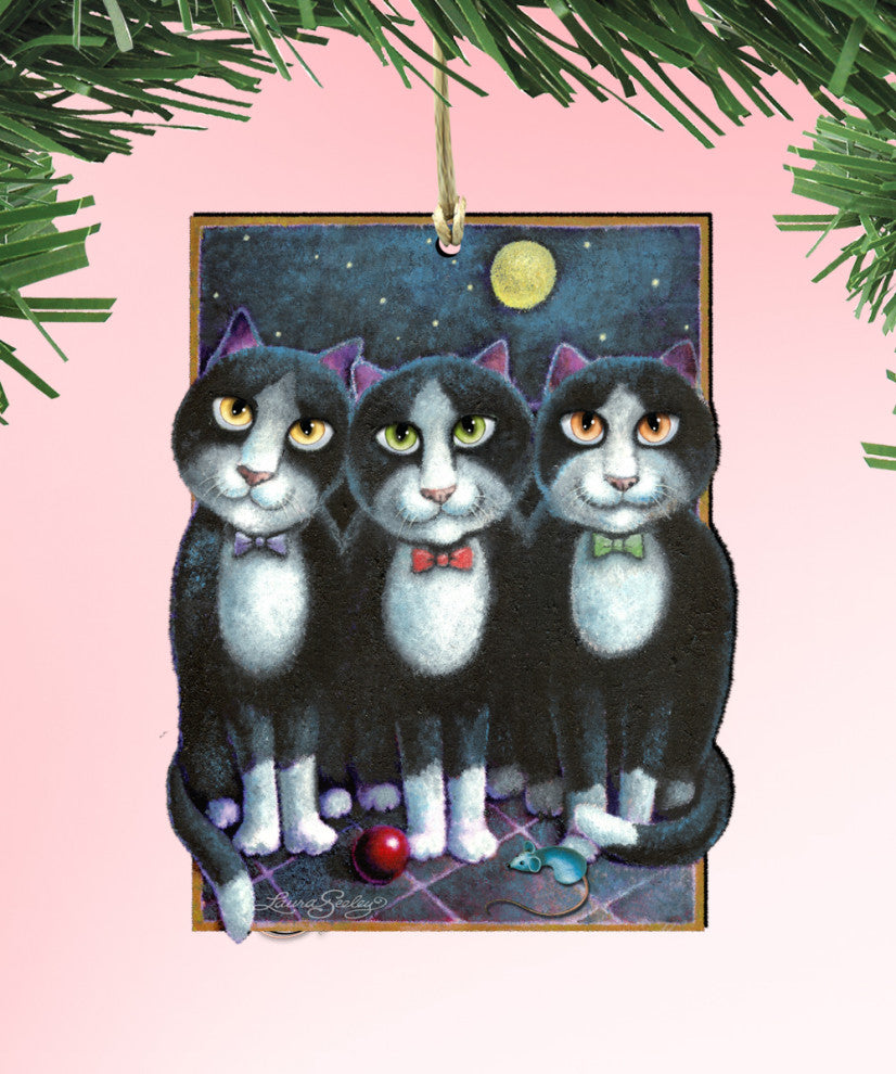 Boys Night Out Wooden Ornament