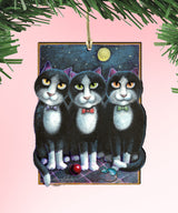 Boys Night Out Wooden Ornament