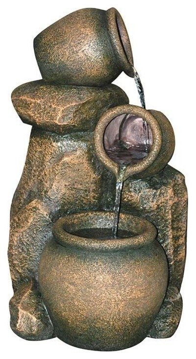 Giare Urn Cascading Garden Fountain