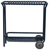 Enid Outdoor Cart, Dark Blue