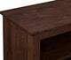 58" Wood TV Stand Console, Natural, Traditional Brown