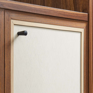 Capri 4-Shelf Wood Grain Bookcase, Walnut