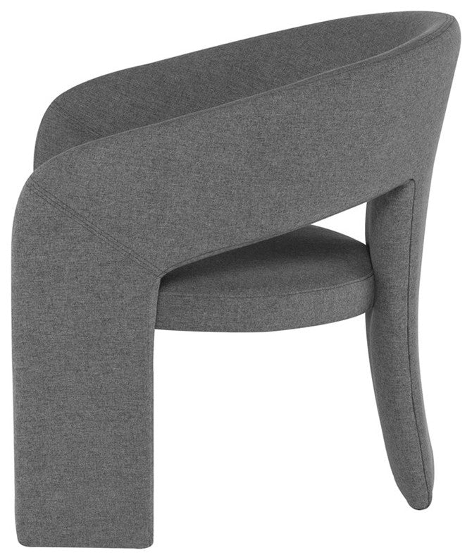 Anise Shale Grey Fabric Occasional Chair