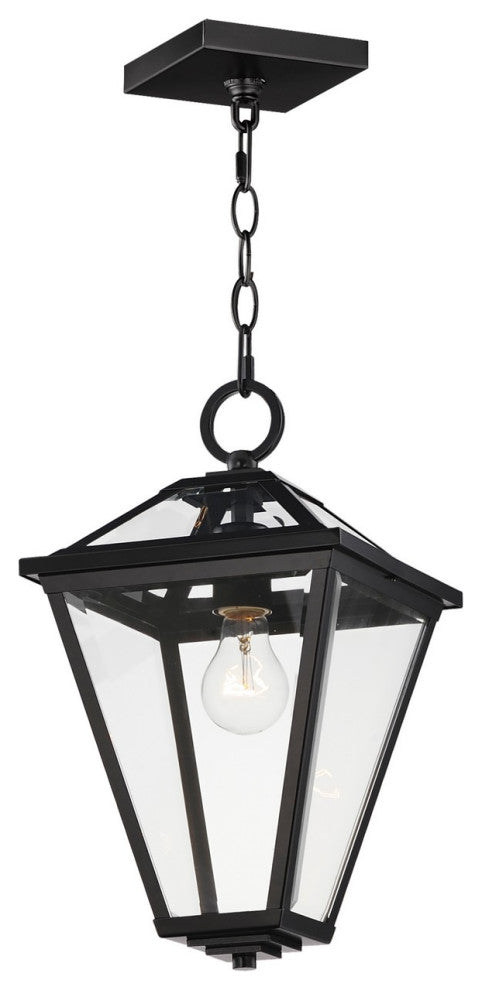 Prism One Light Pendant in Black