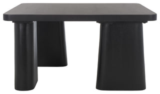 Safavieh Couture Martinelli Wood Coffee Table, Black
