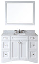 Elise 48" Single Bathroom Vanity Set, White