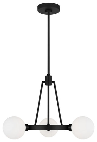 Clybourn 3-Light Chandelier, Midnight Black