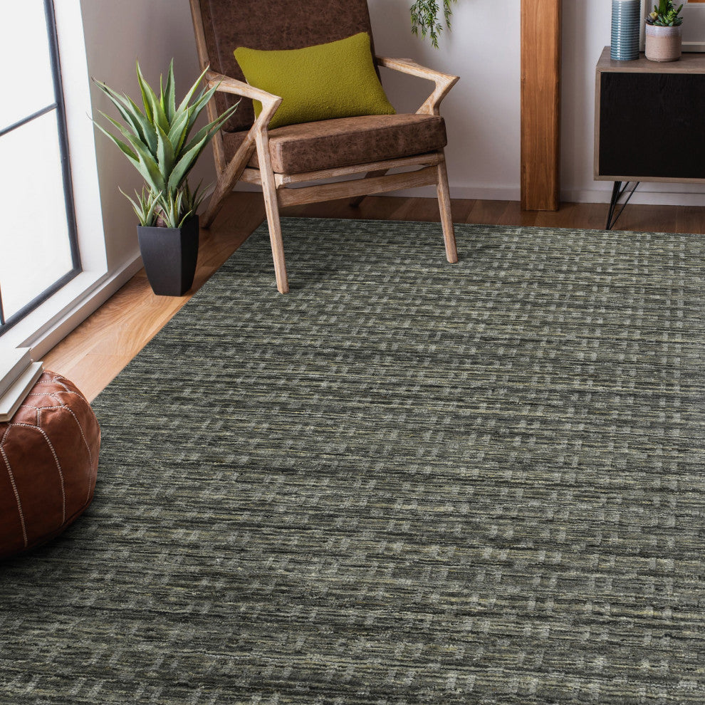 Houston Aliya Area Rug, Brown, 5' x 7'6", Geometric