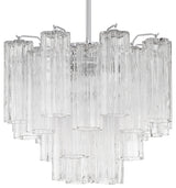 Crystorama Lighting Group ADD-300-CL Addis 4 Light 18"W Waterfall - Polished