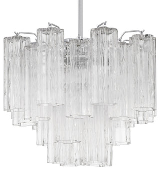 Crystorama Lighting Group ADD-300-CL Addis 4 Light 18"W Waterfall - Polished