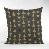 River Rock Manti Embroidery Luxury Throw Pillow, Double sided 20"x20"