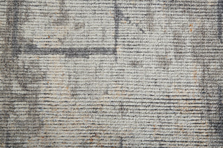 Weave & Wander Rheed Wool Rug, Light Gray/Brown, 5ft-6in x 8ft-6in Rug