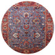 Ahgly Company Indoor Round Mid-Century Modern Area Rugs, 5' Round