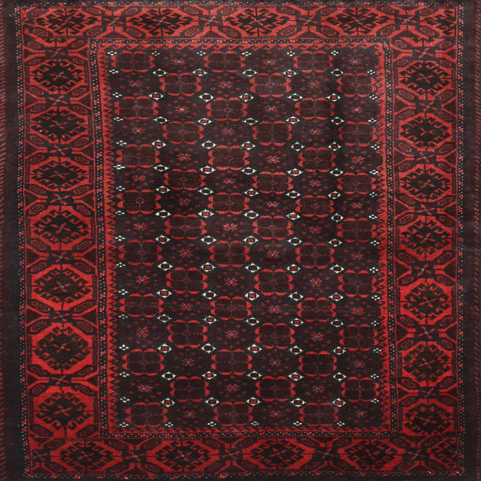Ahgly Company Indoor Square Traditional Area Rugs, 8' Square