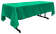LA Linen Rectangular  Polyester Poplin Tablecloth, Jade, 60"x120"
