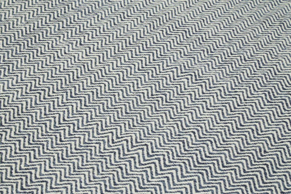 Rug N Carpet - Handwoven Modern Design 8' 0'' x 10' 0'' Wool Unique Kilim Rug