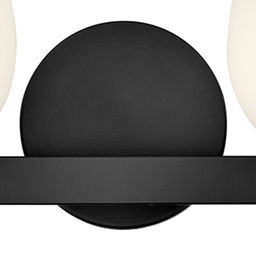 Hinkley Mae Small Two Light Vanity, Black