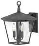 Hinkley Trellis Medium Wall Mount Lantern, Aged Zinc