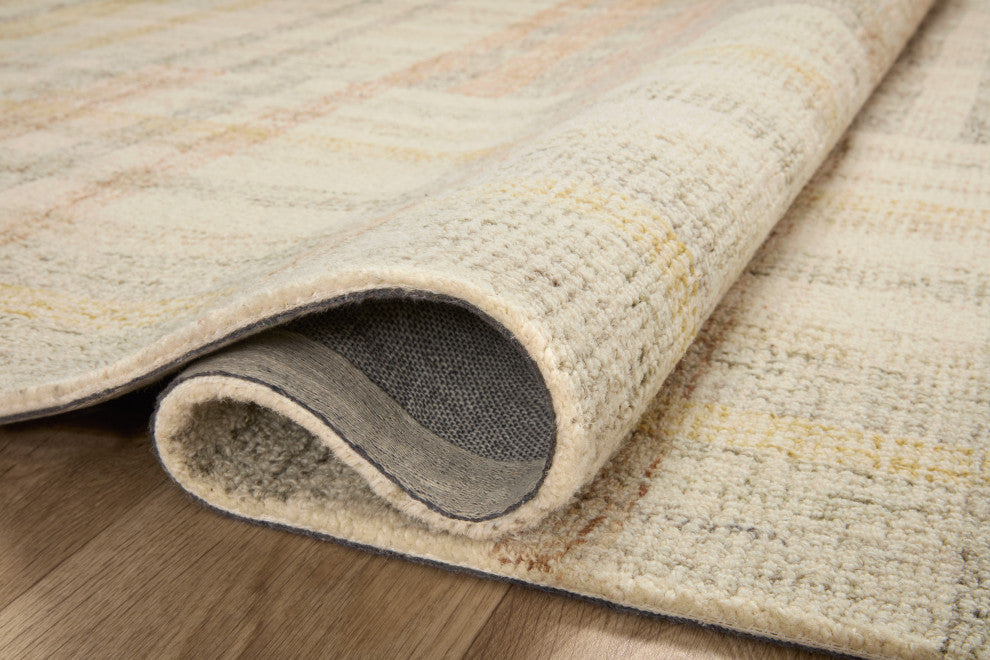Chris Loves Julia x Loloi Chris Natural / Multi 7'-9" x 7'-9" Square Area Rug