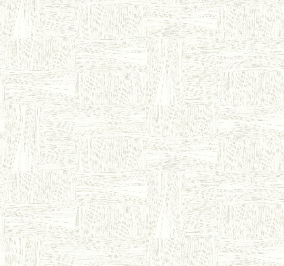 Ivory Wicker Dot Wallpaper
